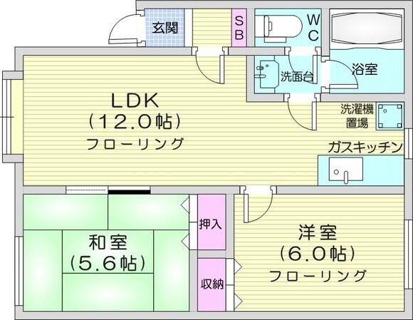 環状通東駅 徒歩13分 3階の物件間取画像